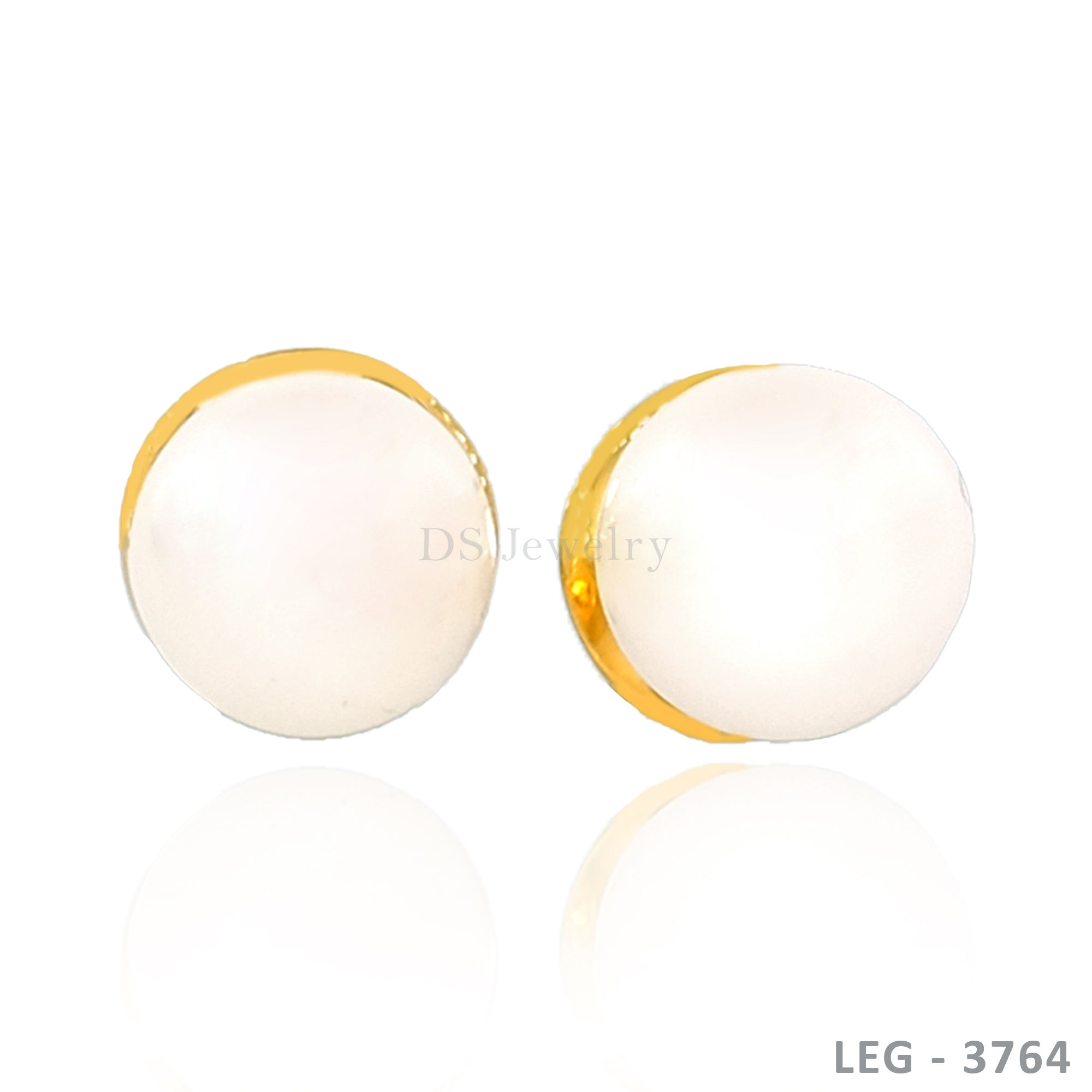 14K-YG Mikimoto Pearl Stud Earrings