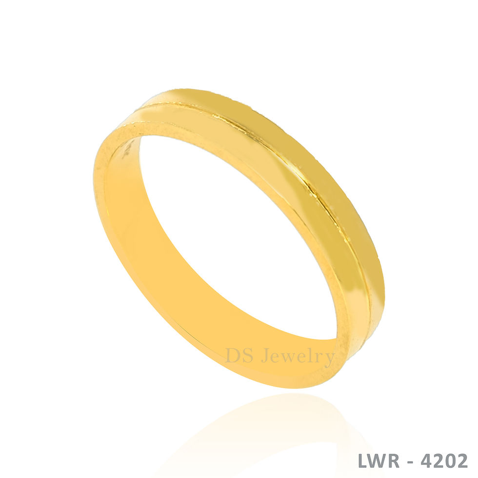 Thumbnail: 14K-YG Middle Line Wedding Ring