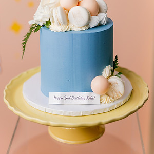 Yellow Cake Stands Airy Events