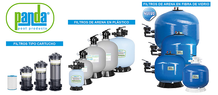 filtros piscina, filtros de arena, panda, hayward, painter