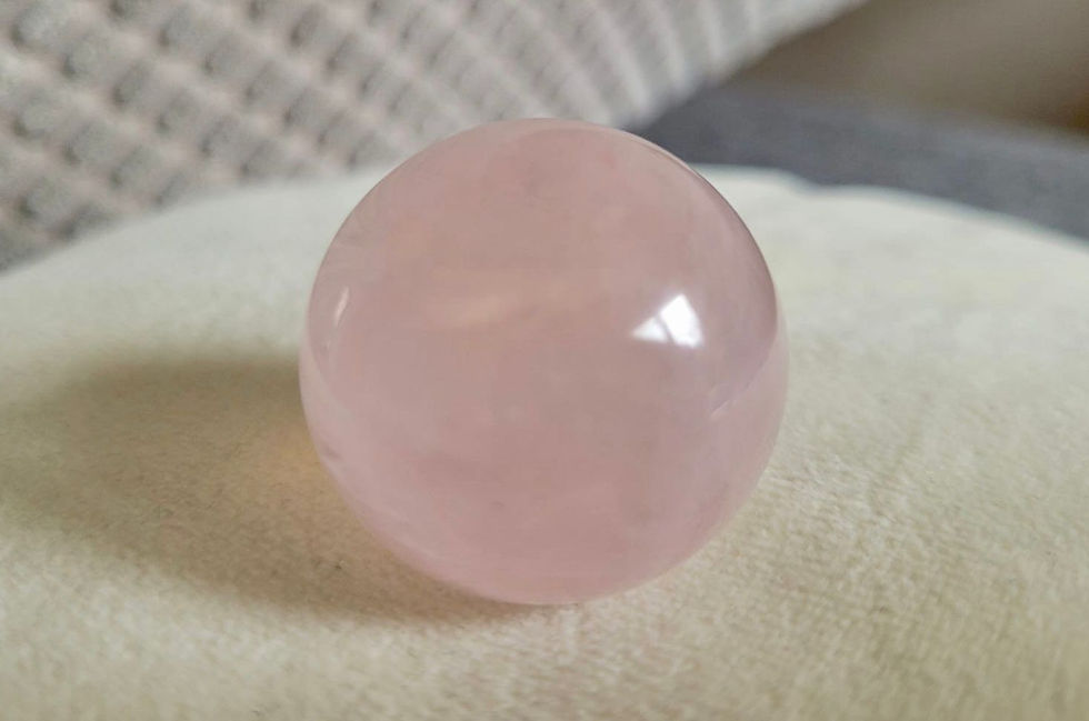 Miniaturbild: Rosenquarz-Kugel 3cm