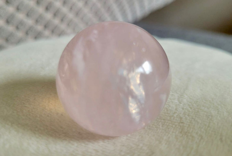 Miniaturbild: Rosenquarz-Kugel 3cm