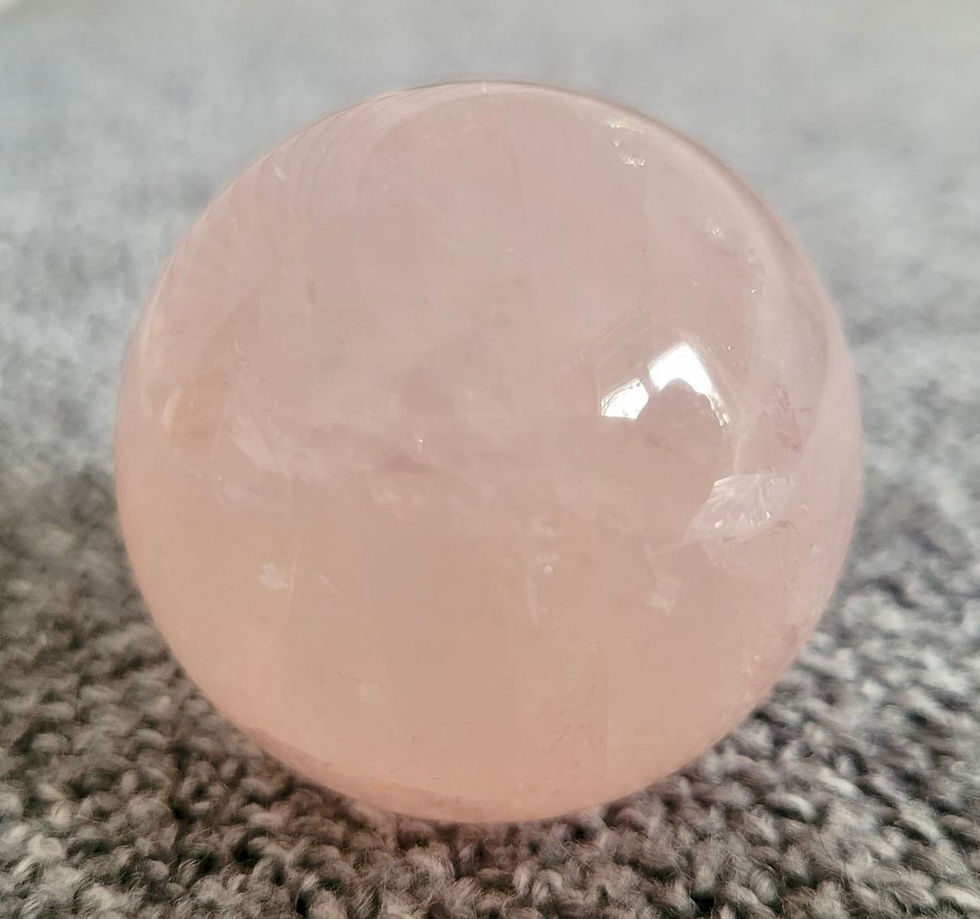 Miniaturbild: Rosenquarz-Kugel 4cm