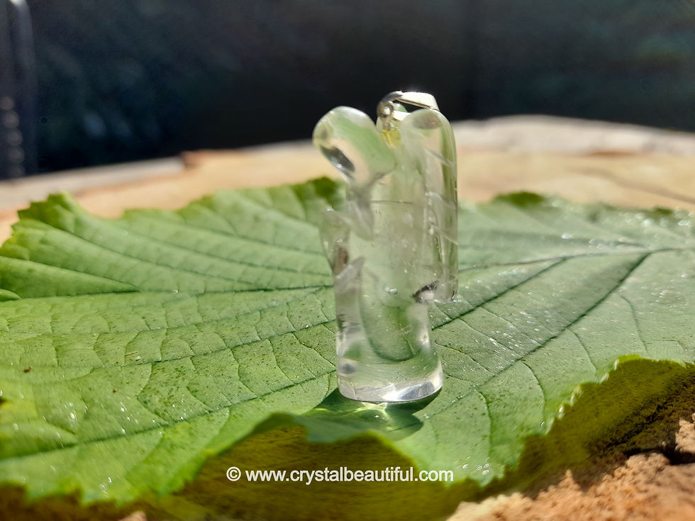 Thumbnail: Clear Quartz Angel Pendant