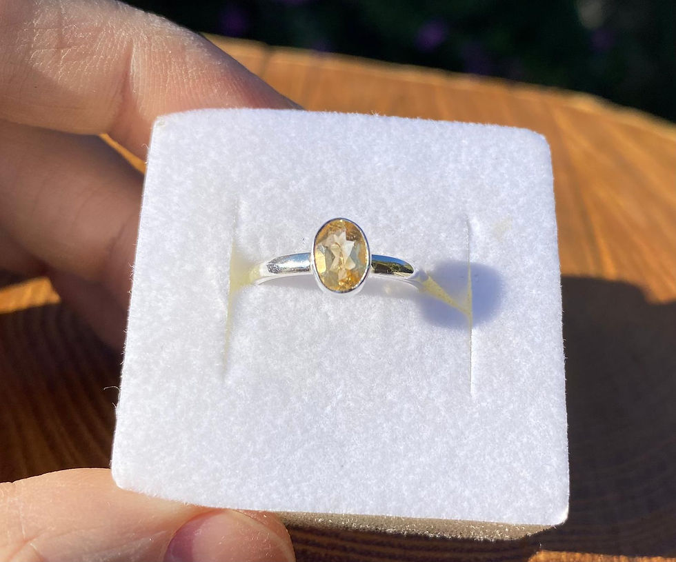 Miniaturbild: Silberring mit Citrin 3