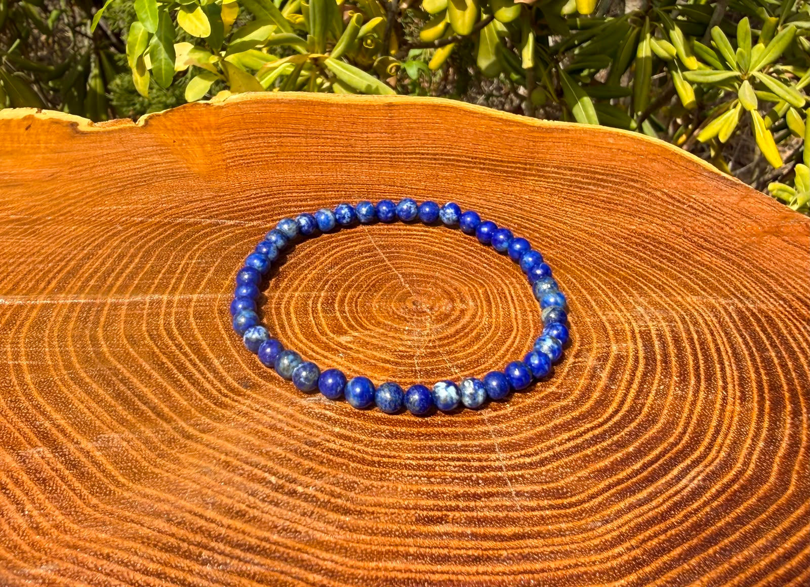Lapislazuli- Armband 4 mm