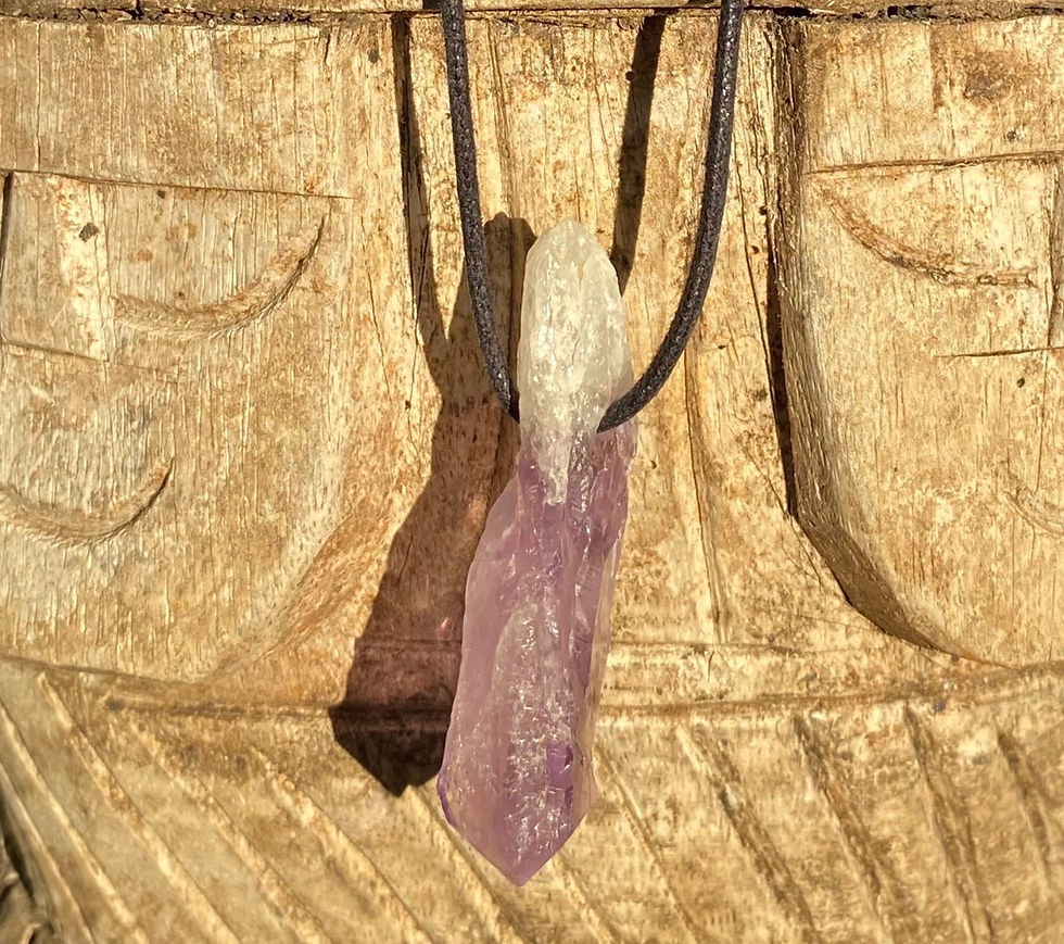 Miniaturbild: Anhänger roh amethyst 2