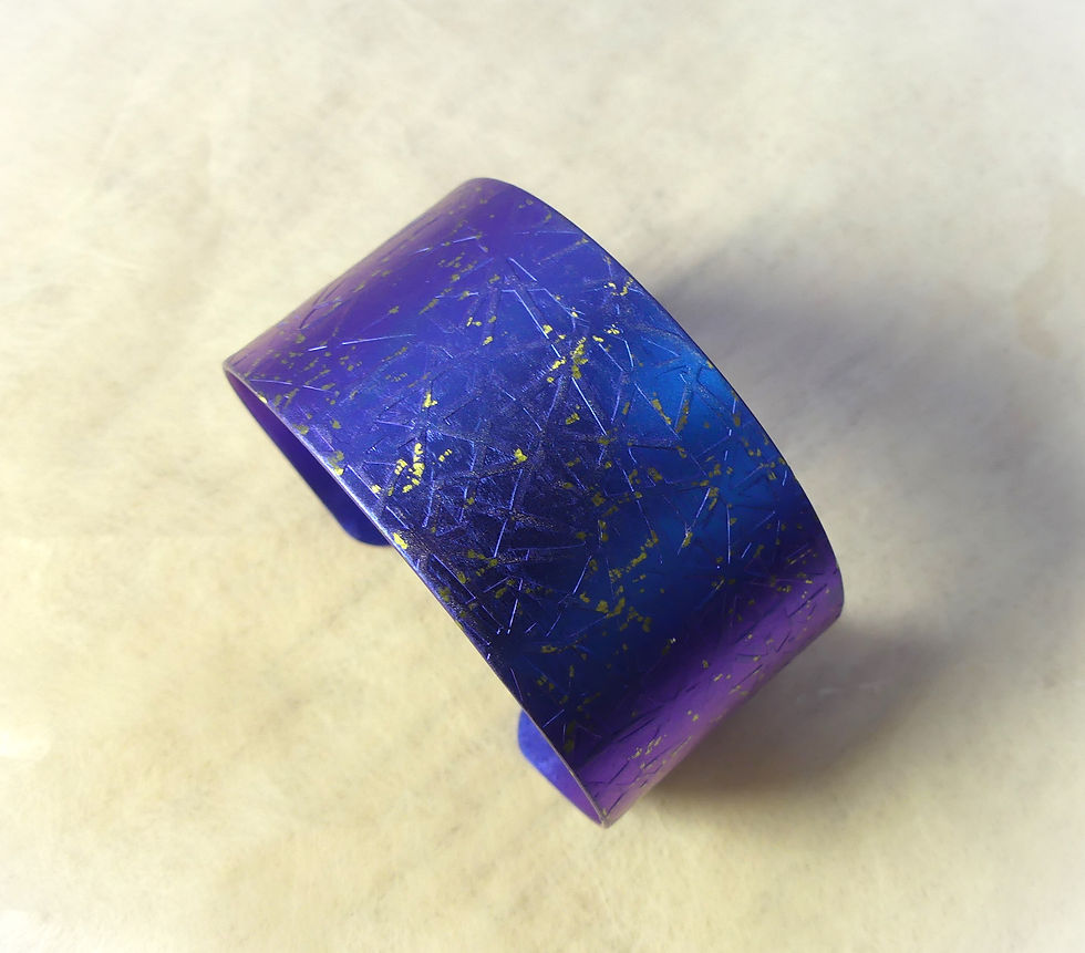 Miniaturbild: Breites Manschettenarmband aus Titan