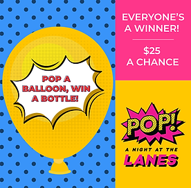 Pop a Balloon raffle graphic