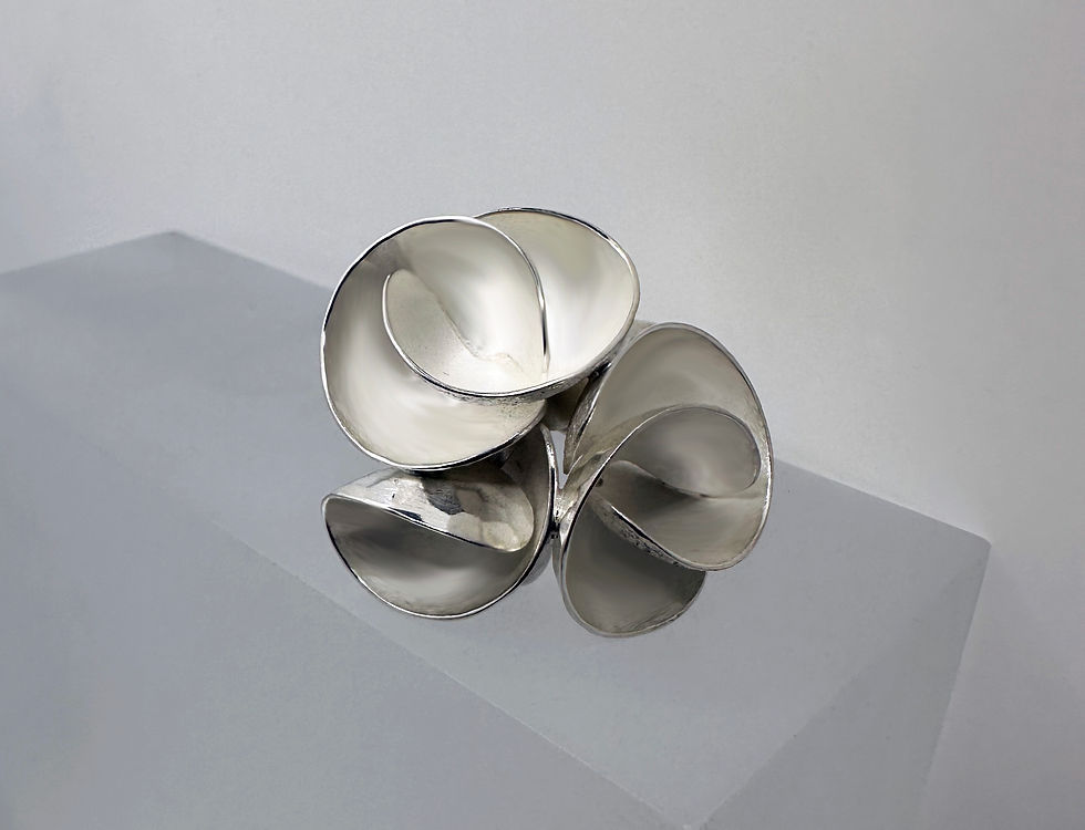Thumbnail: FLORAL RING SILVER