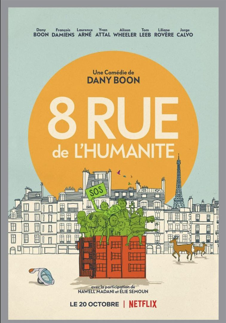 Affiche de 8 Rue de l'Humanité de Dany Boon.