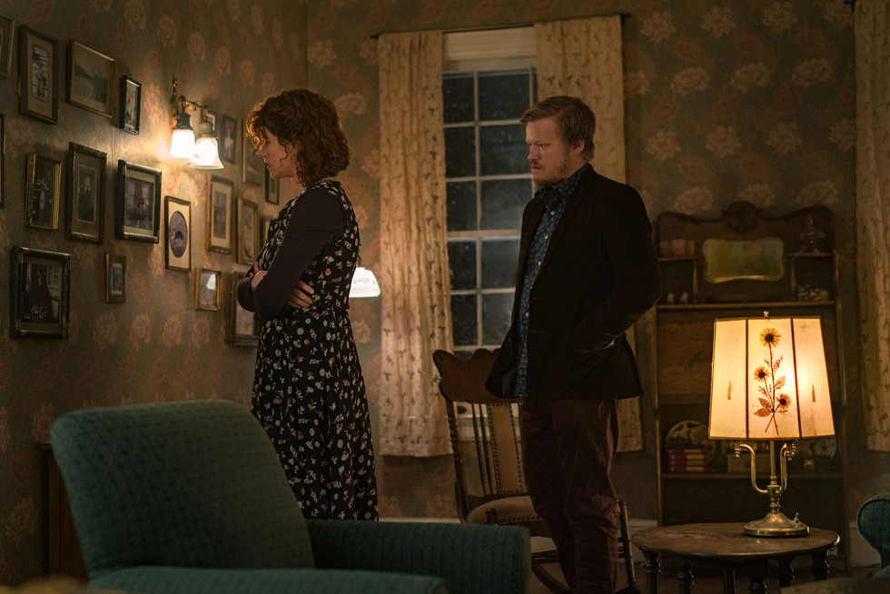 Jessie Buckley et Jesse Plemons dans Je veux juste en finir de Charlie Kaufman.