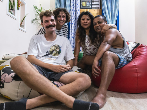 Avec Mona et Biswajit