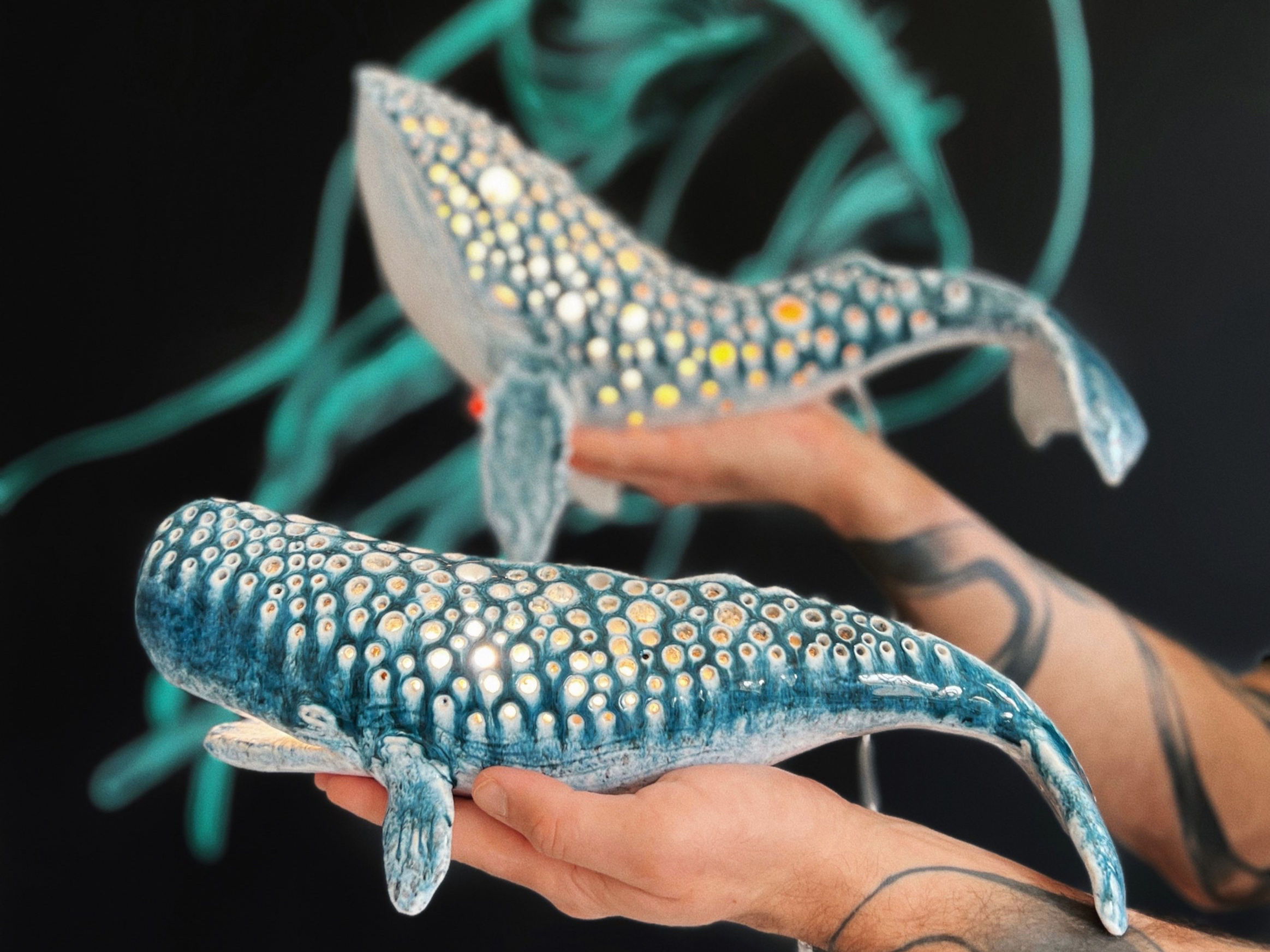 Створити власноруч керамічний світильник кашалот на майстер-класі студії кераміки kust