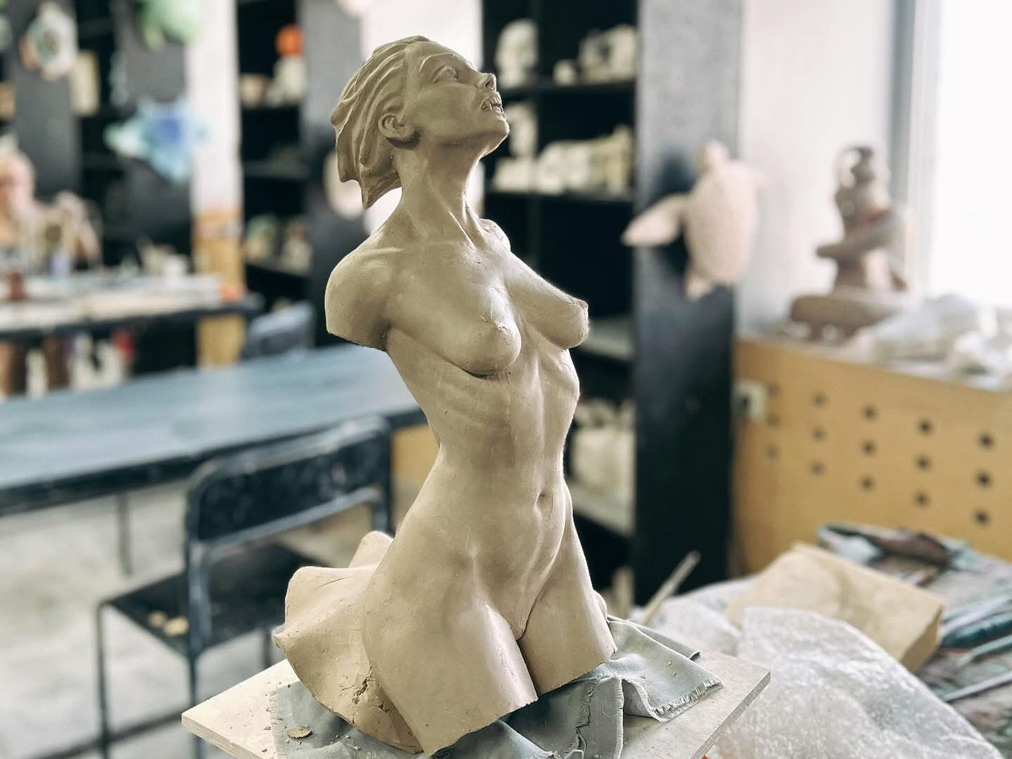 Курс академічної скульптури дозволить вивчити основи пласт-анатомії, навчить створювати скульптури з оголеної натури