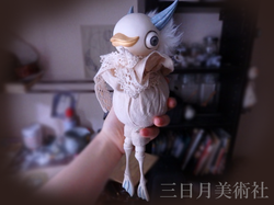 白い羽毛「こんぺき」