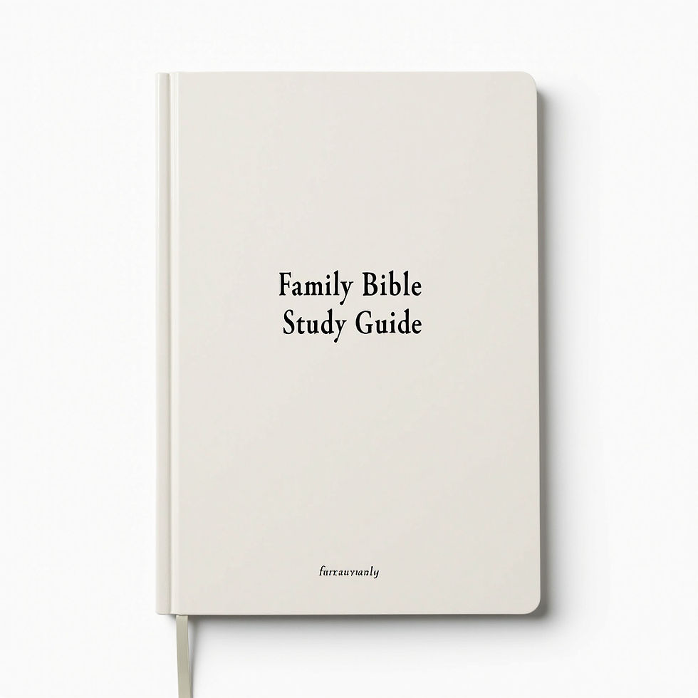 Family Bible Study Guide