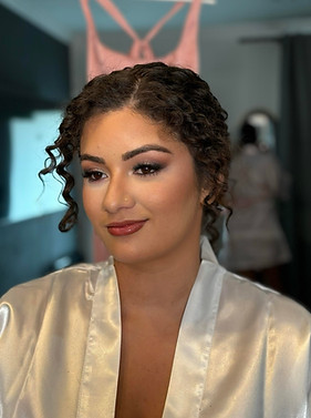 Full glam bridal makeup