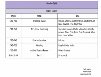 Daily Call 3/11