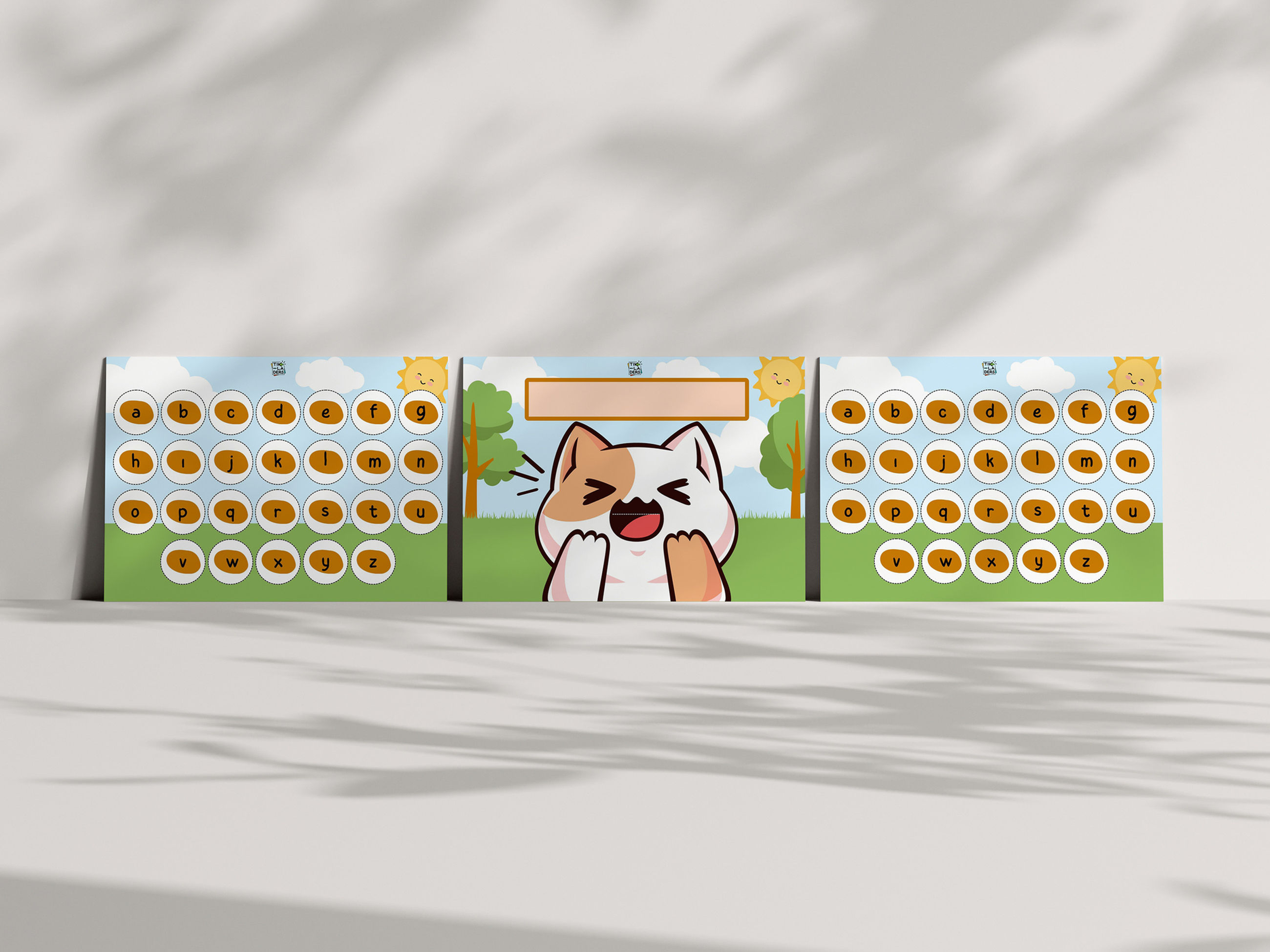 Kediyle Eğlenceli Kelime Yazma Çalışması