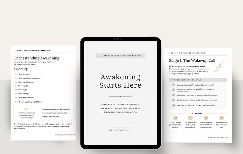 Spiritual Awakening - Beginners Guided Workbook
