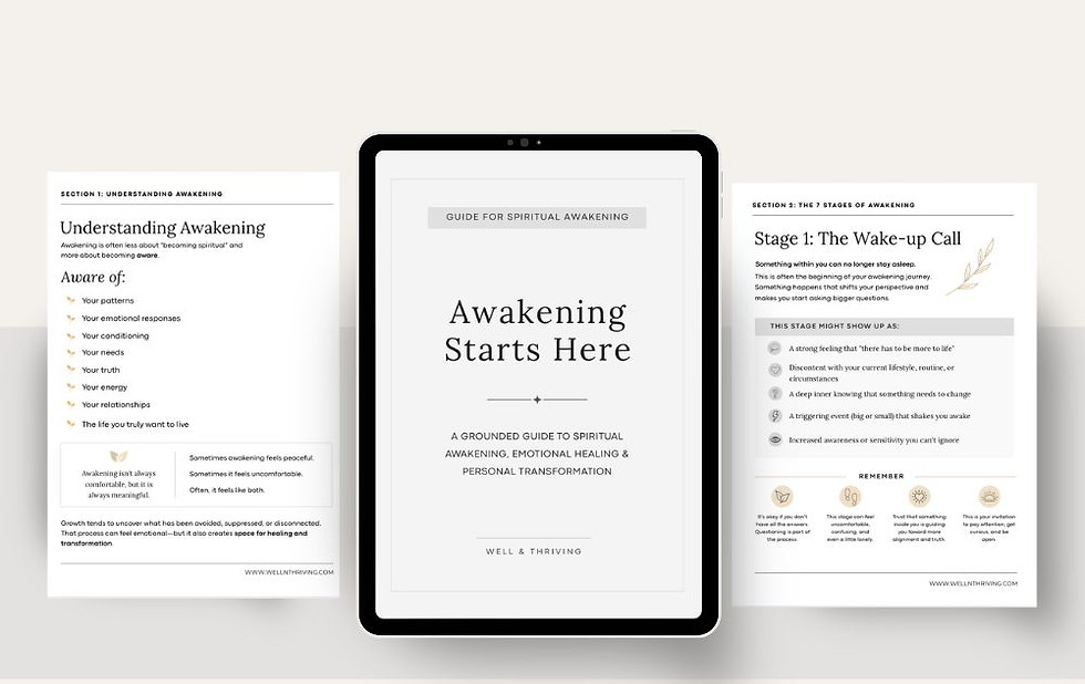 Spiritual Awakening - Beginners Guided Workbook