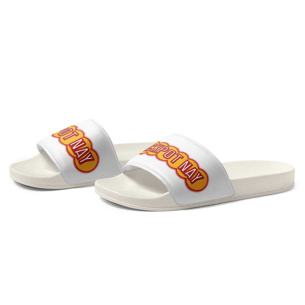Thumbnail: JackPot Nay Banner Logo Women's Slides Shoes