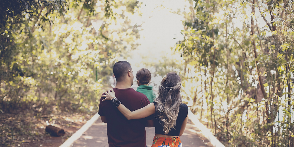 Happy Chilltech of north florida customer family on a walk in a park