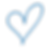crayon blue heart