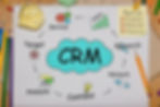 a diagram showing the flow for managing a CRM