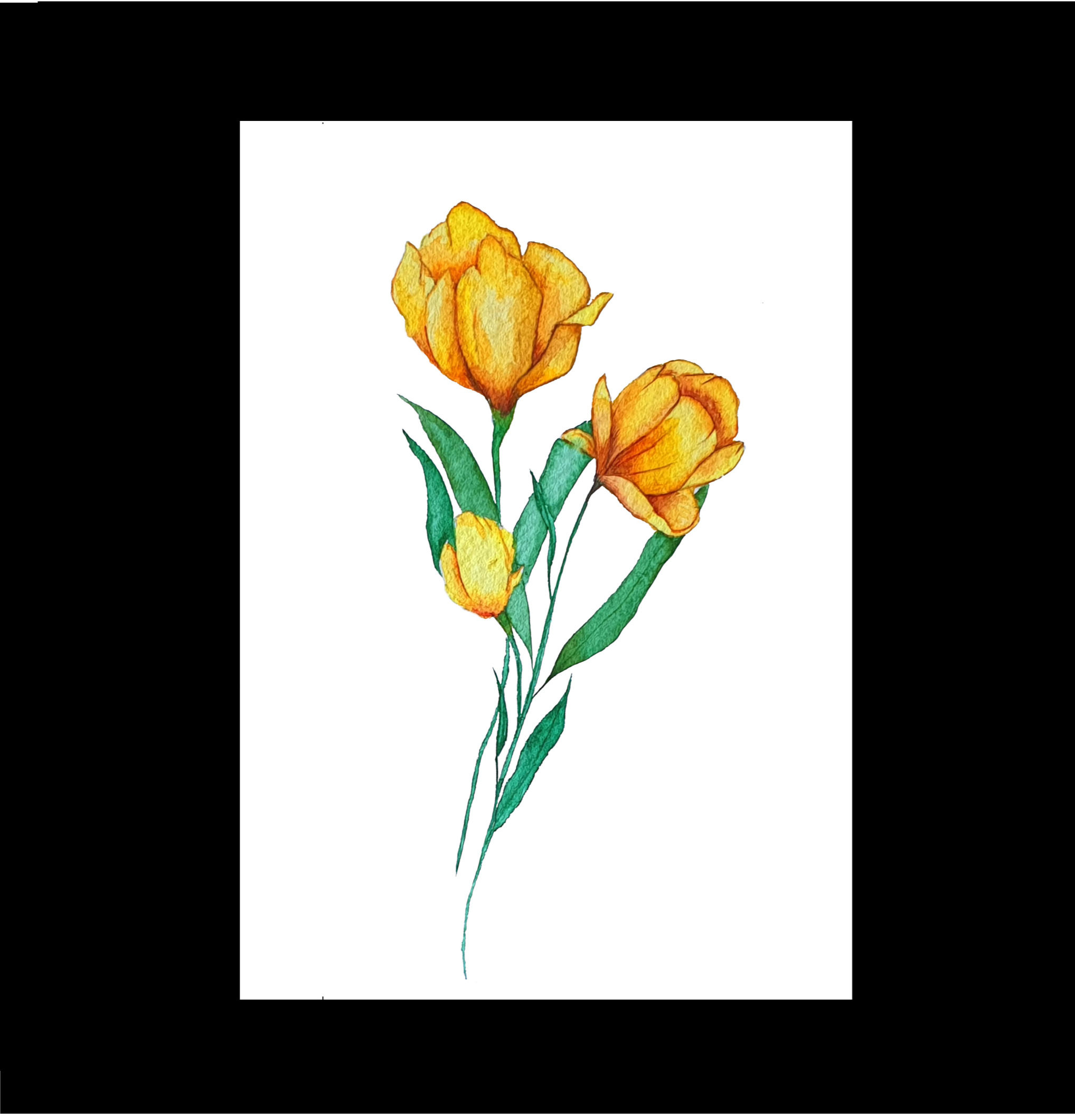 50 - Small card Yellow