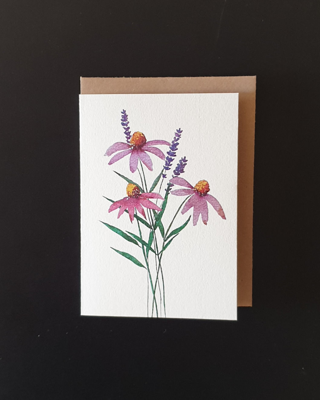 51 - Small card Echinacea