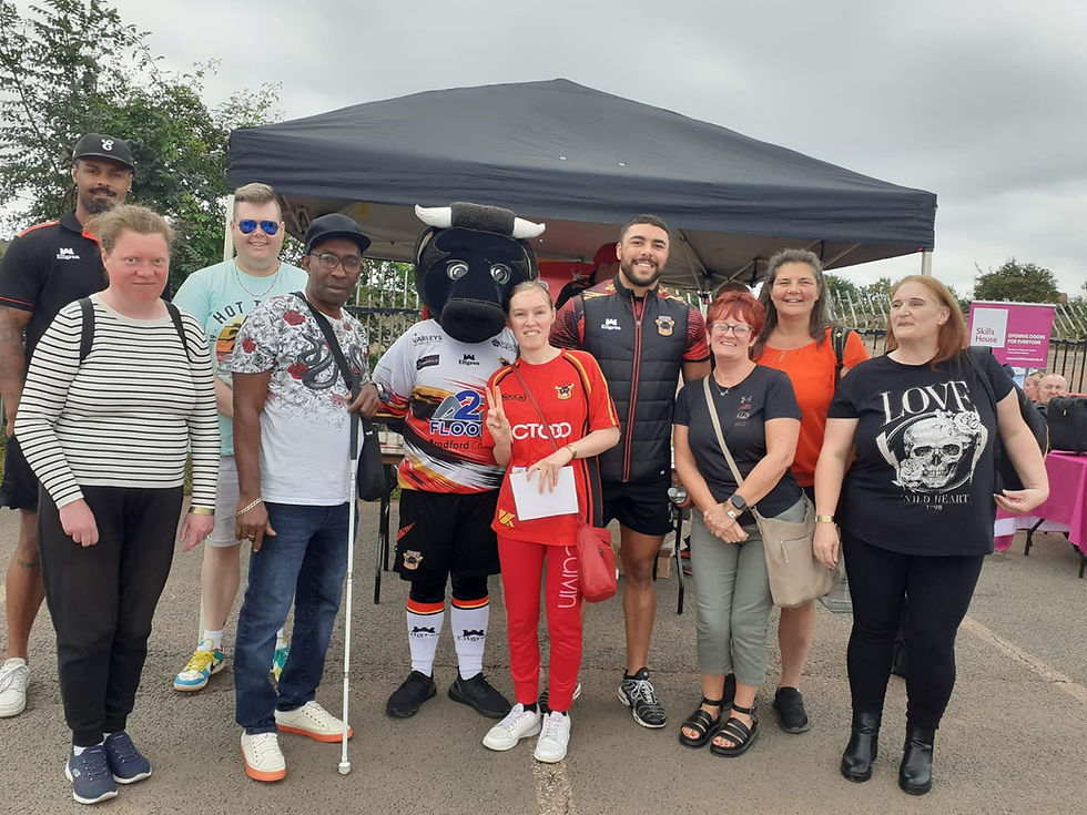 The West End Crew with Bradford Bulls
