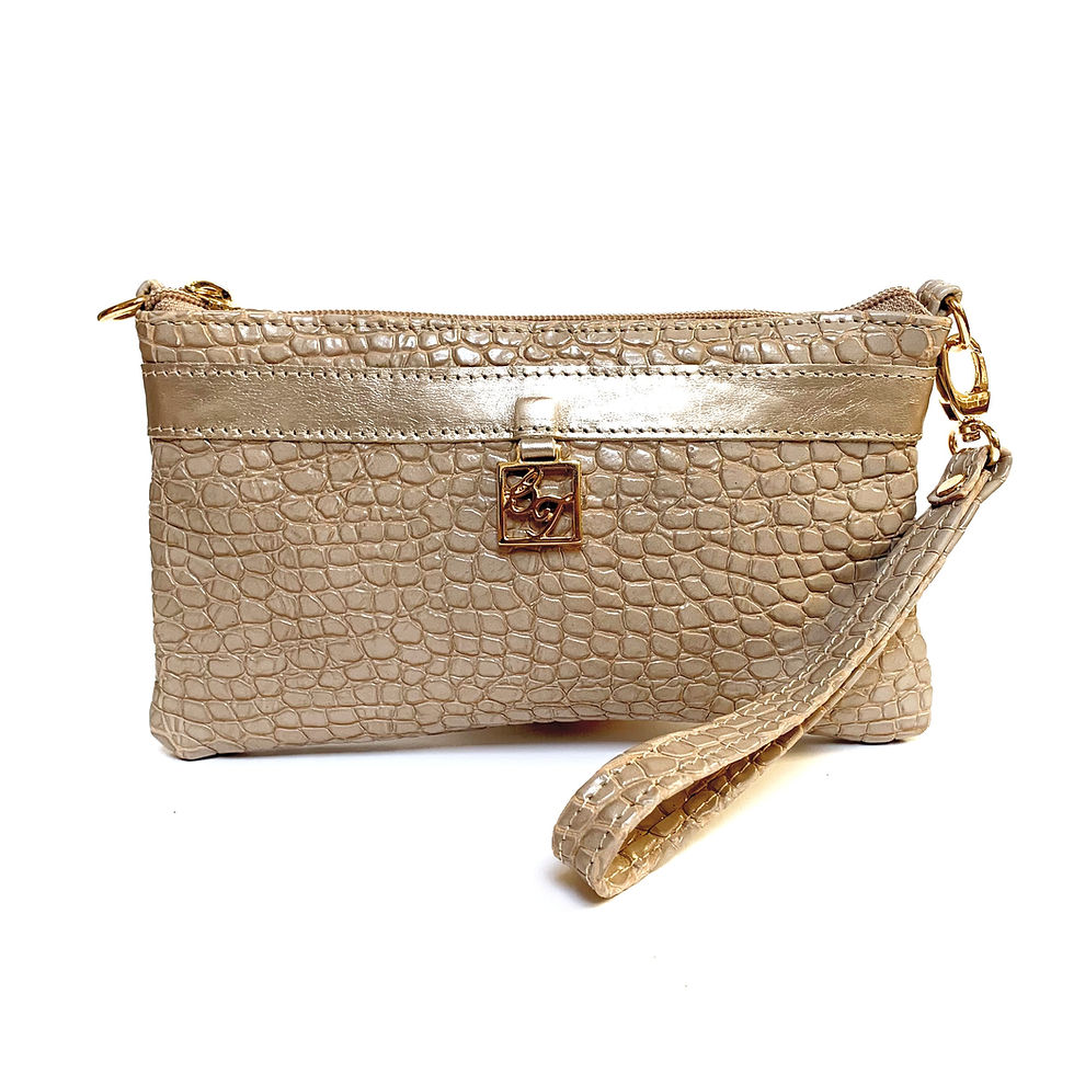 Thumbnail: Sally Party bag - Rosegold & Croco