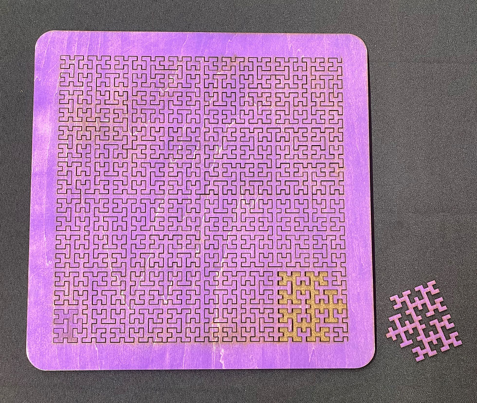 Thumbnail: Fractal Puzzle (Hilbert Curve)