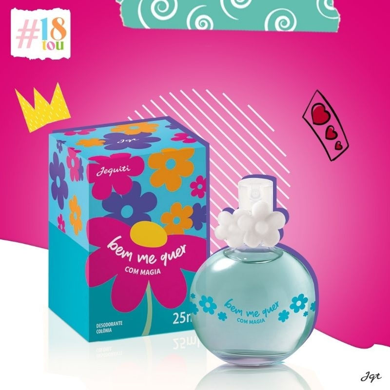 Bem-Me-Quer Magia Desodorante Colônia Feminina Jequiti, 25 ml