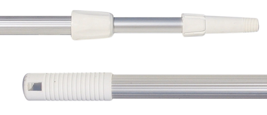 Perche télescopique aluminium à vis 2x1 m – Nettoyage pratique et modulable