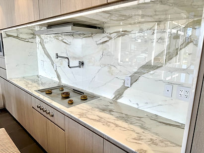 Marble Countertops protected with Gloss StoneGuard