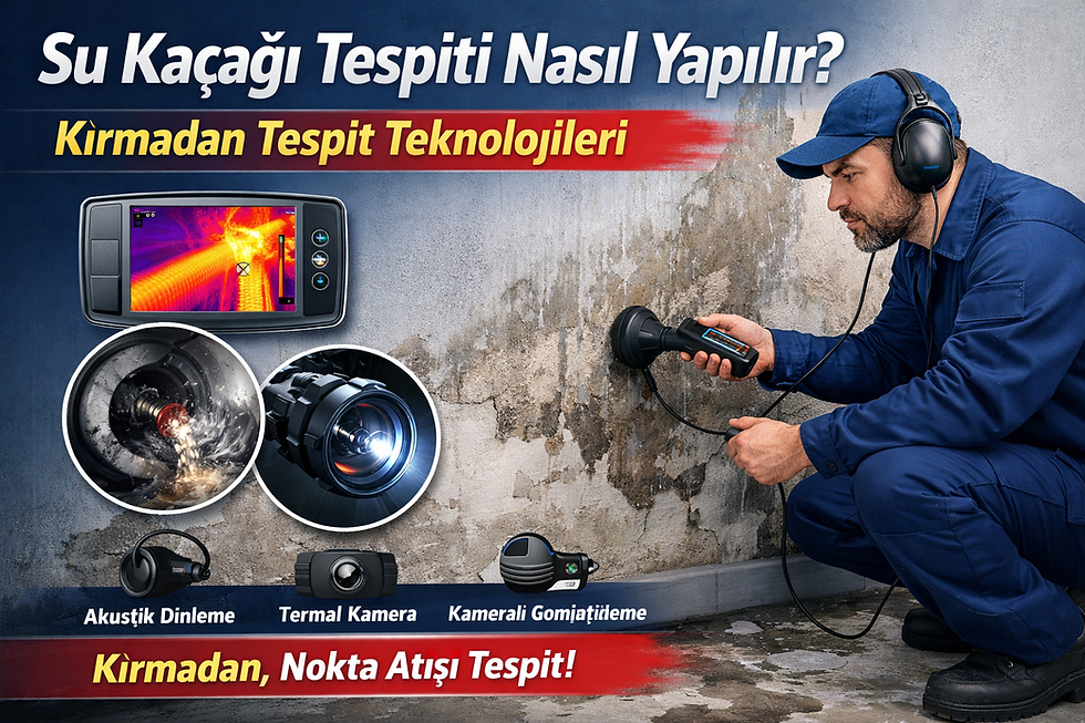 Su Kaçağı Tespiti Nasıl Yapılır? Kırmadan Tespit Teknolojileri