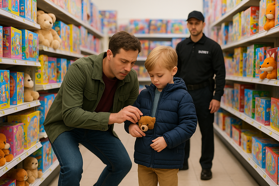 Se servir d'un enfant pour commettre un vol.