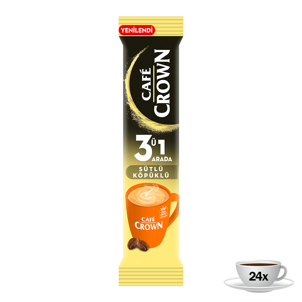 Cafe Crown 3'ü1 arada Sütlü Köpüklü