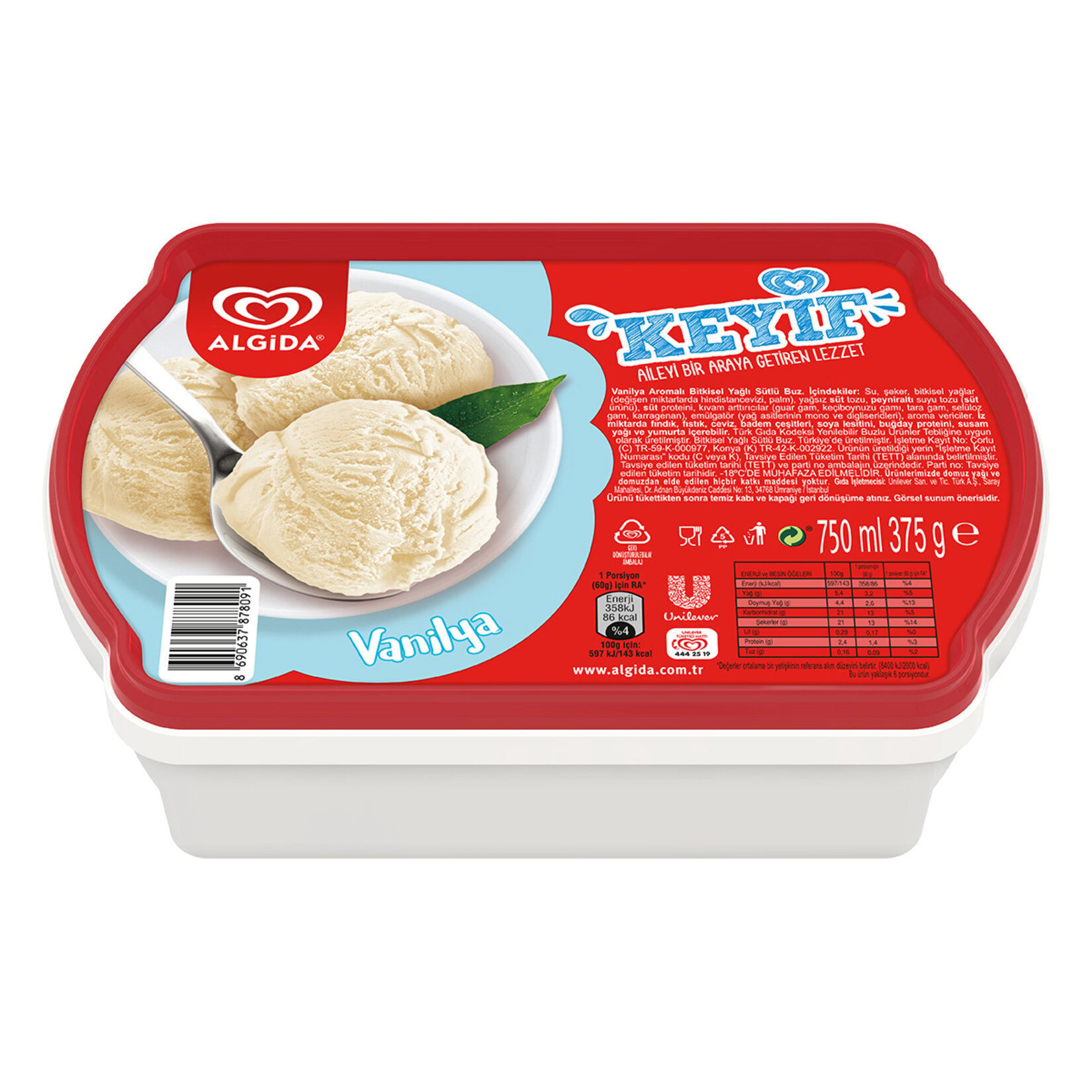 Keyif Vanilya 750 ml