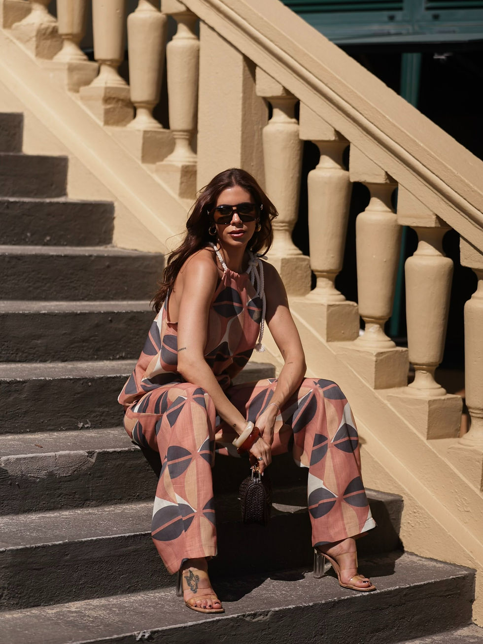 Miniatura: PRINTED, CALÇA BALÃO