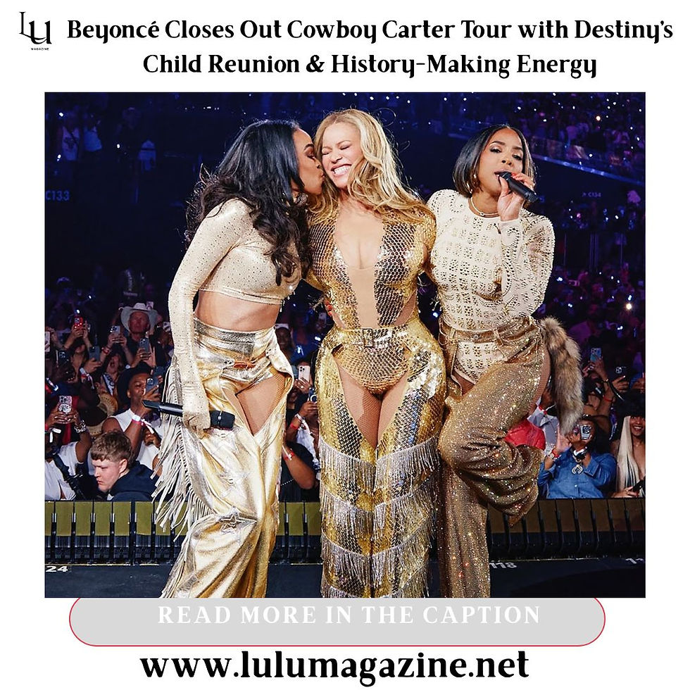 Beyonce Closes Out Cowboy Carter Tour.