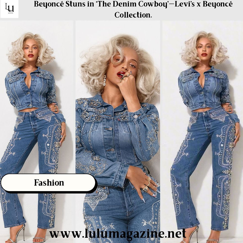 Beyonce x Levis Reimagained Collection