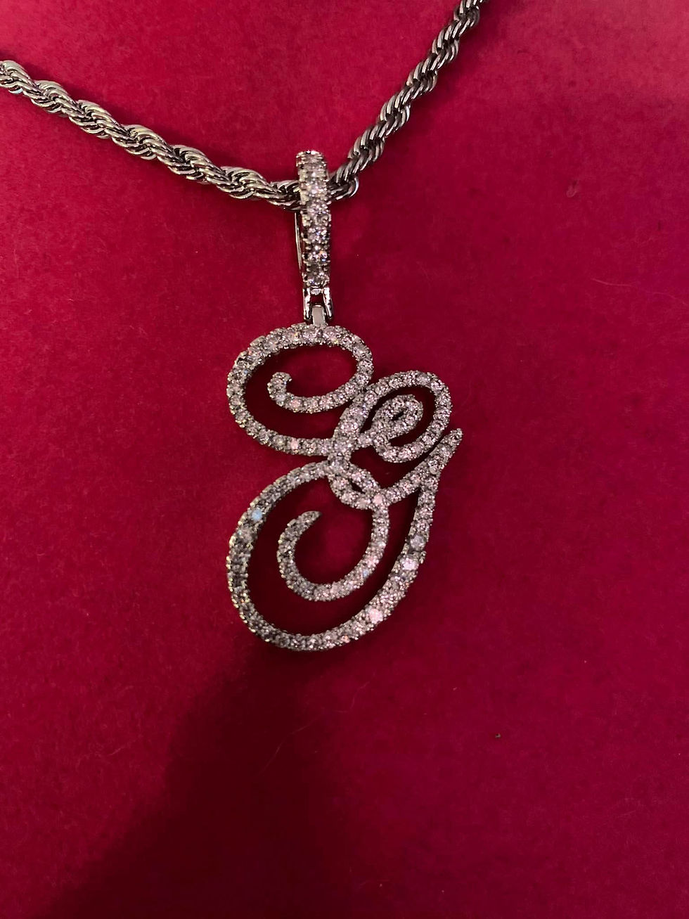 Thumbnail: INITIAL PENDANT ONLY  ( no chain )