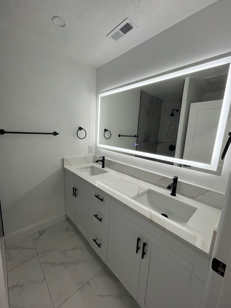 Added bathroom on the first floor