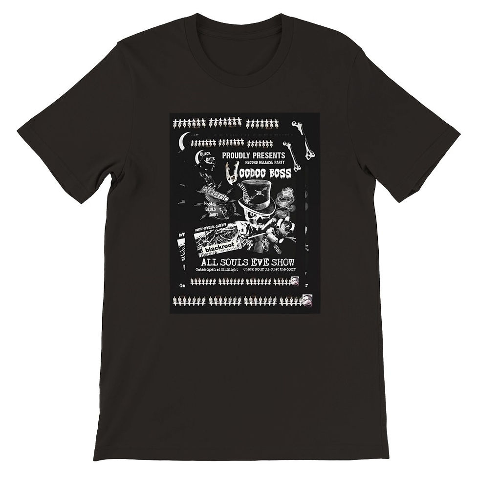 Thumbnail: "Voodoo Boss Record Release Party" - Premium Unisex Crewneck T-shirt