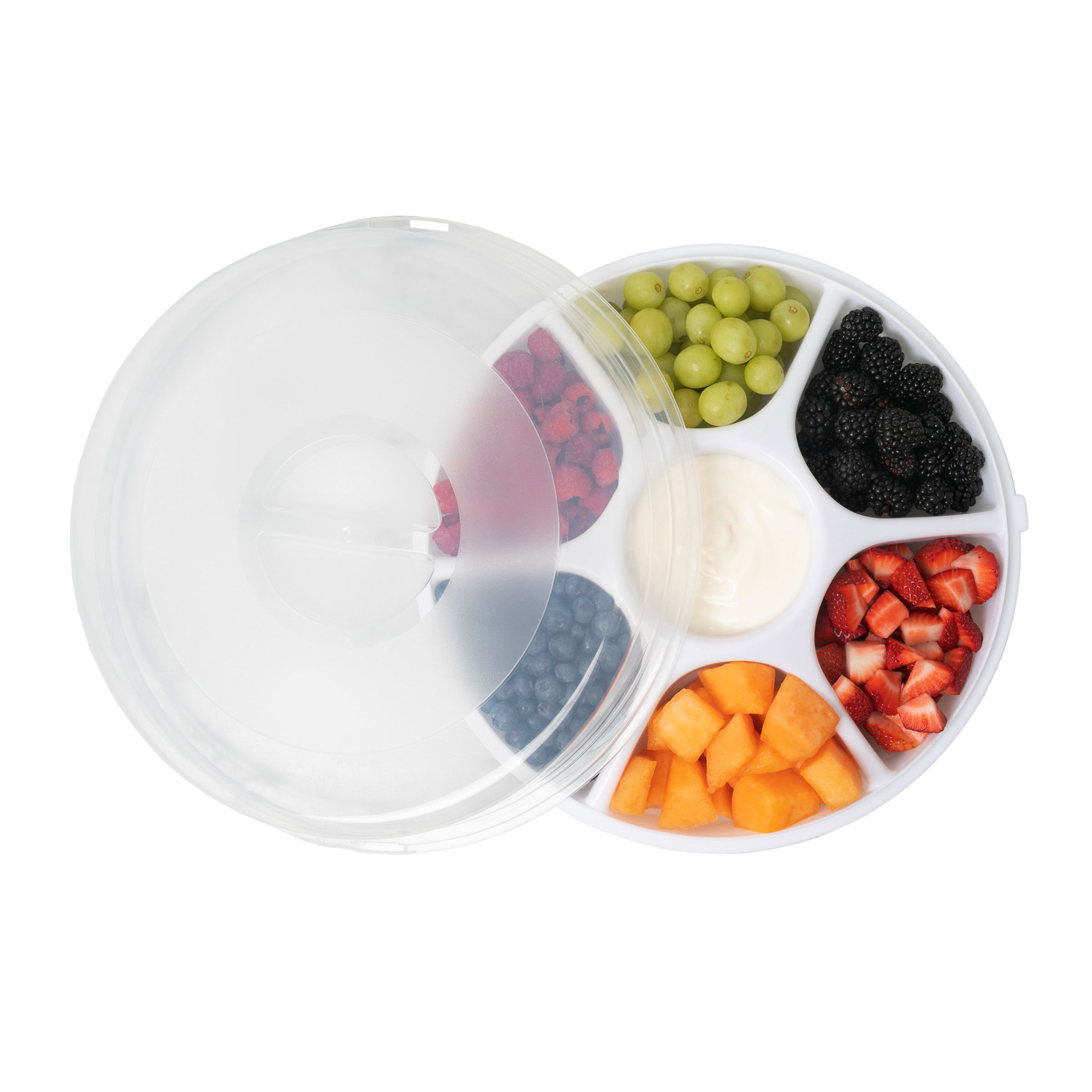 KOLORAE Serving Tray 7 Compartment - Assorted