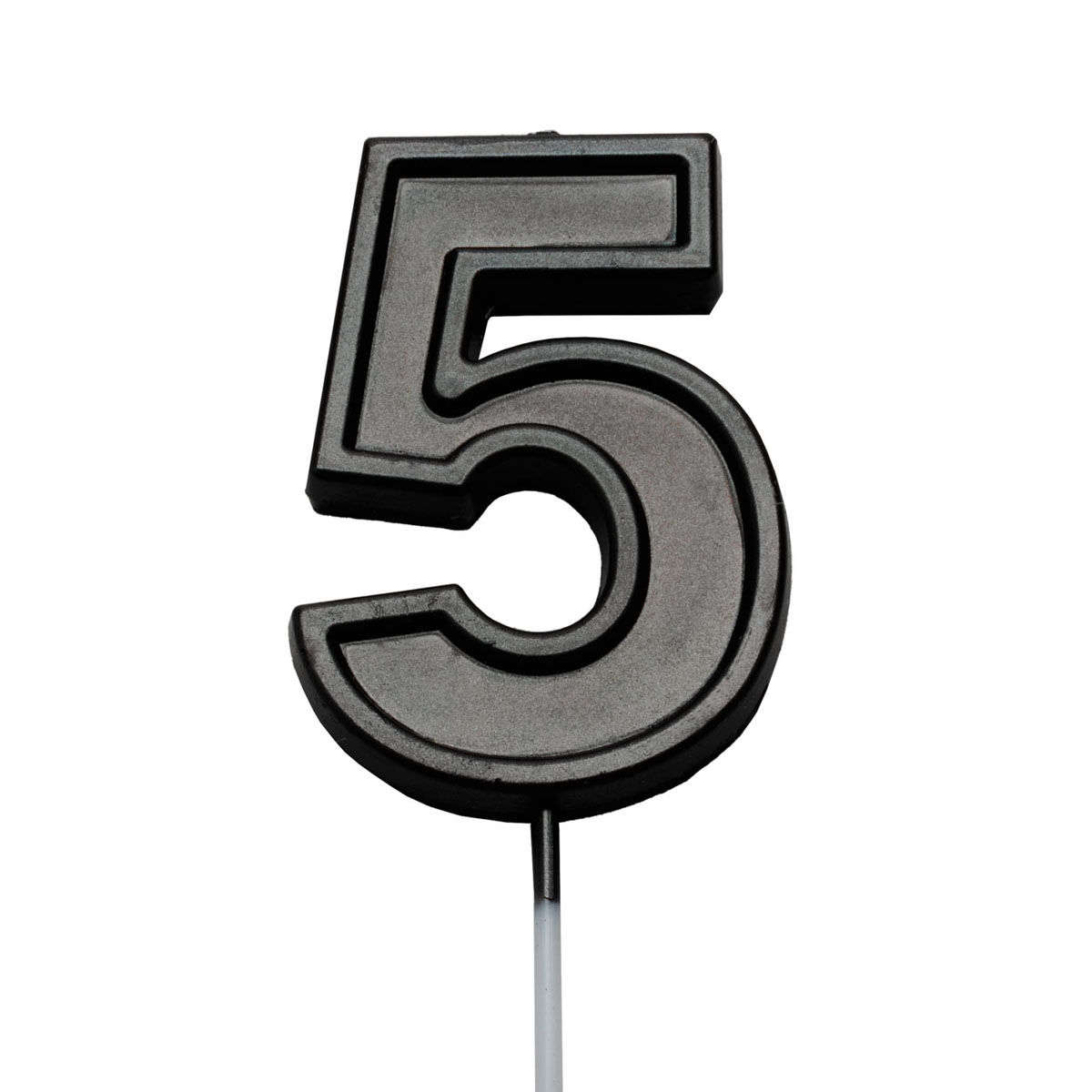 priabella Metallic Birthday Candle Gold/Black 5 - Assorted